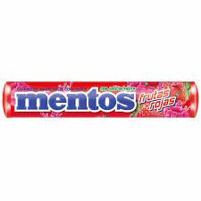 Caramelo Mentos Fruta rojas 29.4g